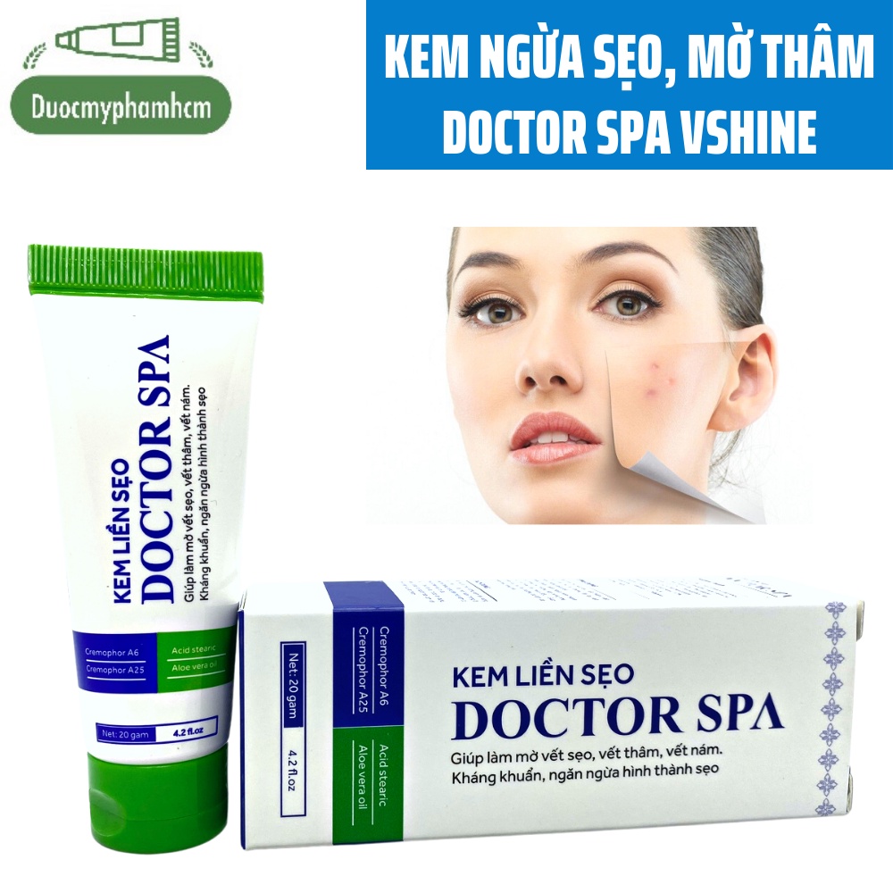 Kem Liền Sẹọ, Mờ Thâm Nám Dr.Spa Vshine- Tuýp 22gr