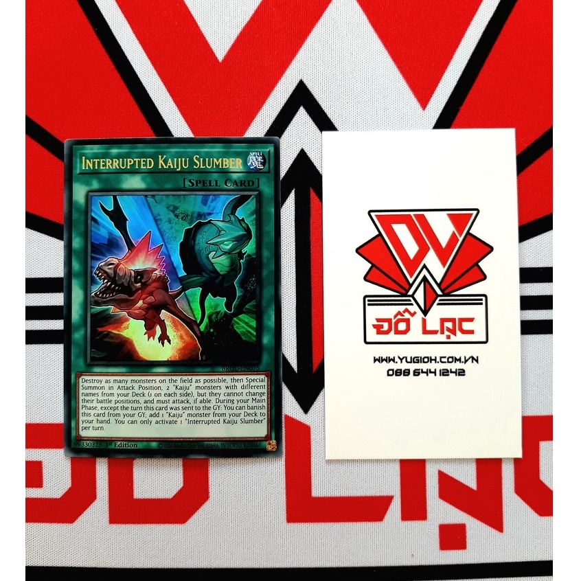 Thẻ Bài Yugioh Spell Interrupted Kaiju Slumber - BROL-EN075 - Ultra Rare 1st Edition