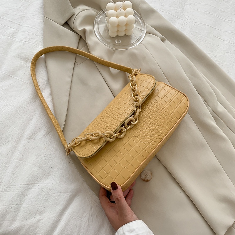 Túi đeo vai IELGY dây xích xách tay dễ phối đồ thời trang retro