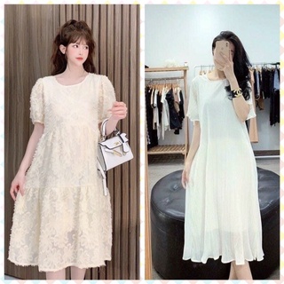 Váy bầu đầm bầu váy suông MAMADRESS thiết kế sang trọng lịch sự cho mẹ bầu đi tiệc đi làm tiểu thư Freesize 45-70kg đẹp