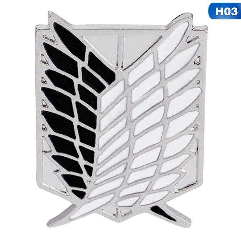 Huy Hiệu Cài Áo Logo Phim Attack on Titan