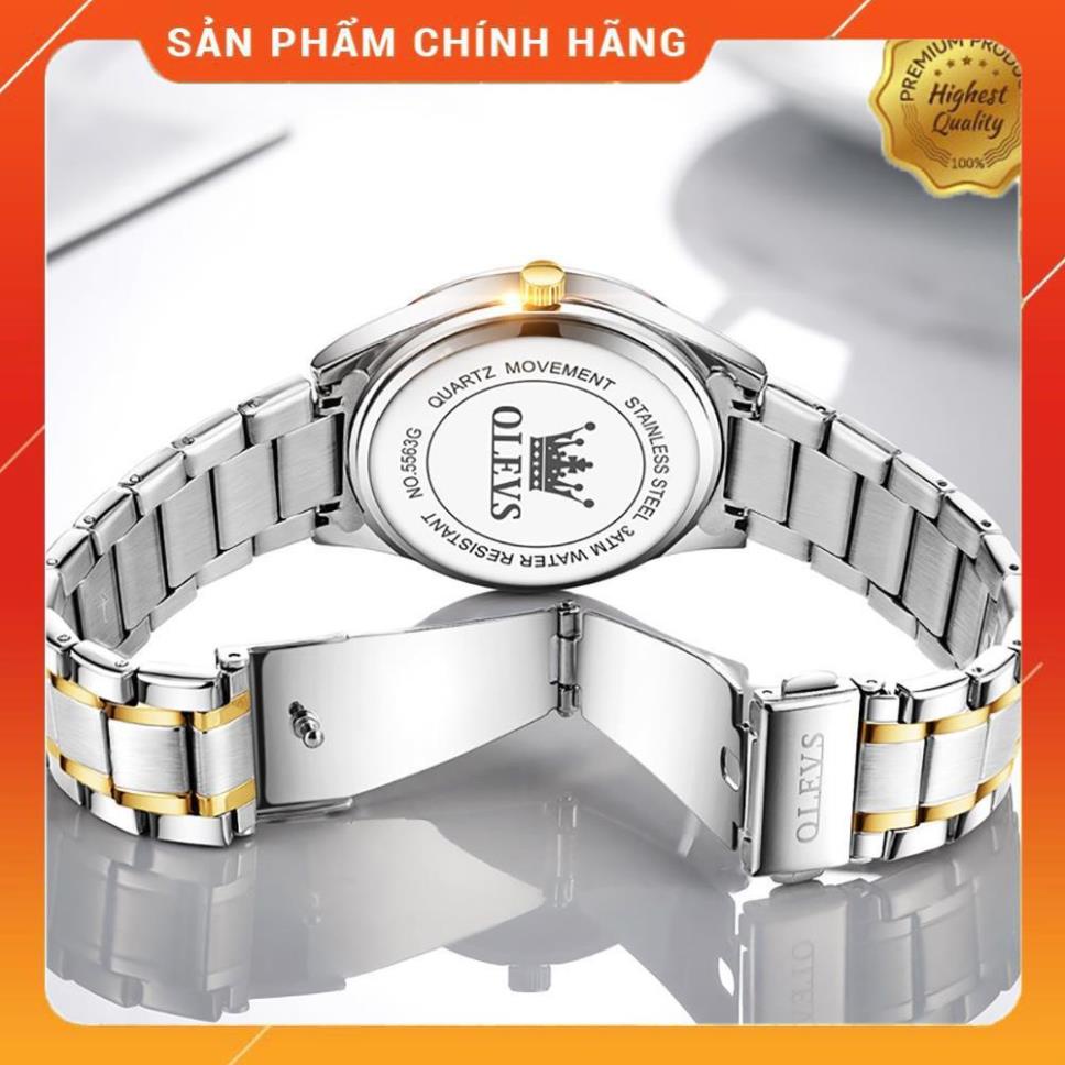 Đồng hồ nữ Đeo Tay  OLEVS 5563 Chống Thấm Nước Bằng dây đeo  Thép Không Gỉ Thời Trang