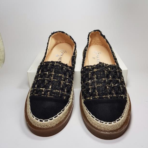 [Mã FASHIONT4WA2 giảm 10k đơn từ 50k] Giày lười mọi nữ kim tuyến mềm êm