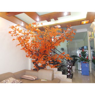 Combo 200 cành phong đỏ - Lá phong đỏ trang trí ( 1 cành 15 - 30 lá, dài 50-60 cm )