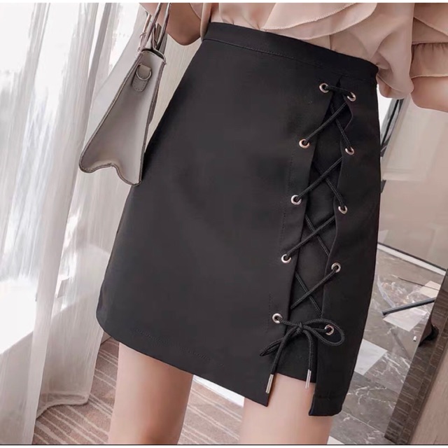 CHÂN VÁY ĐAN DÂY ((kèm ảnh thật)