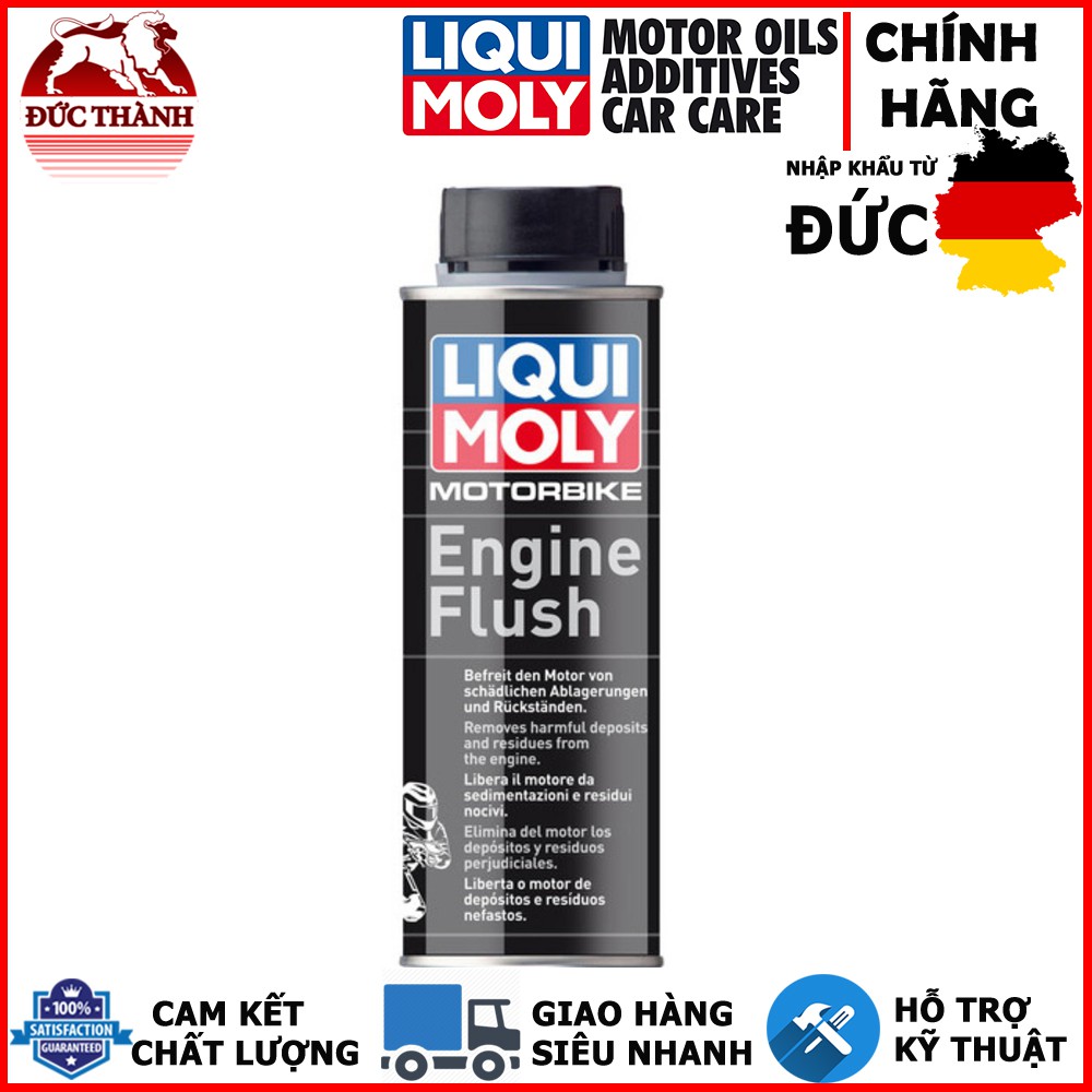 Súc rửa động cơ Liqui Moly Motorbike Engine Flush 1657 250ml ( tặng kèm khăn xanh )