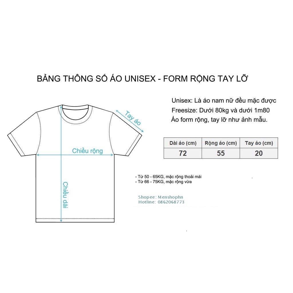 Áo thun Unisex form rộng freesize phông trơn nam nữ tay lỡ 20WE HOTTREND 2023