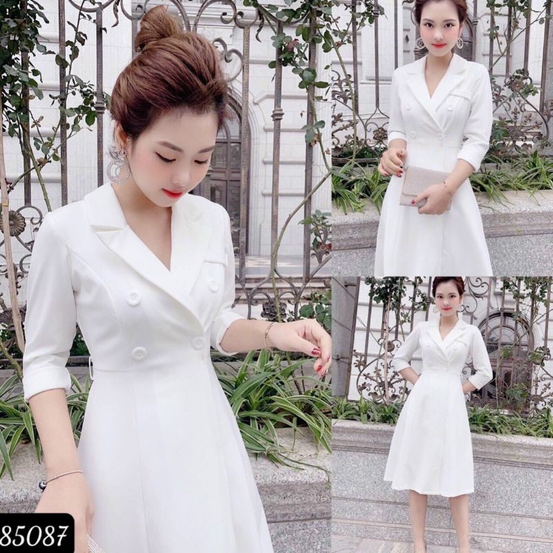 Váy suông hẹn hò dạo phố, siêu siêu cute, tay dài phong cách thời trang quyến rũ cho nữ - 85087 | BigBuy360 - bigbuy360.vn