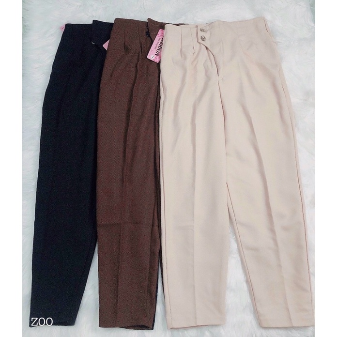 Quần Tây Nữ Ống Đứng - Quần Suông Nữ Style Hàn Quốc