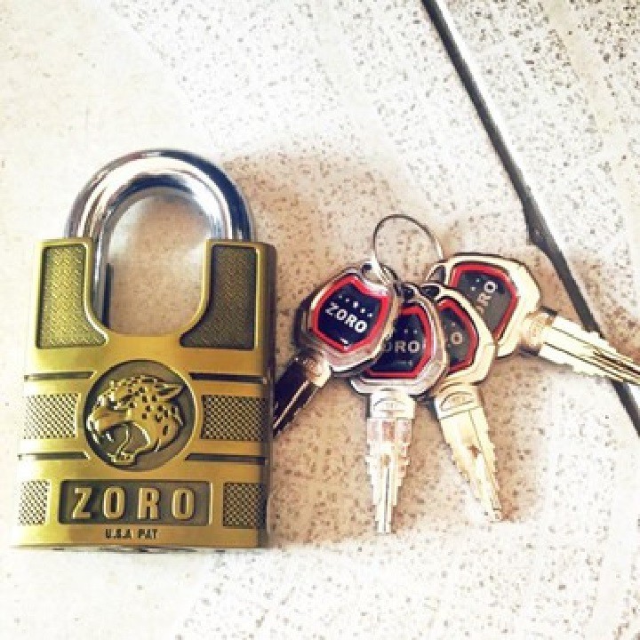 Ổ khóa Zoro đầu báo cực kì chắc chắn- Xả kho giá số