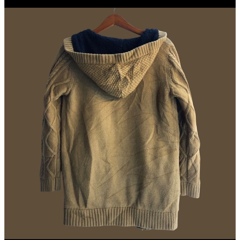 KHOÁC LEN LÓT LÔNG CÓ MŨ