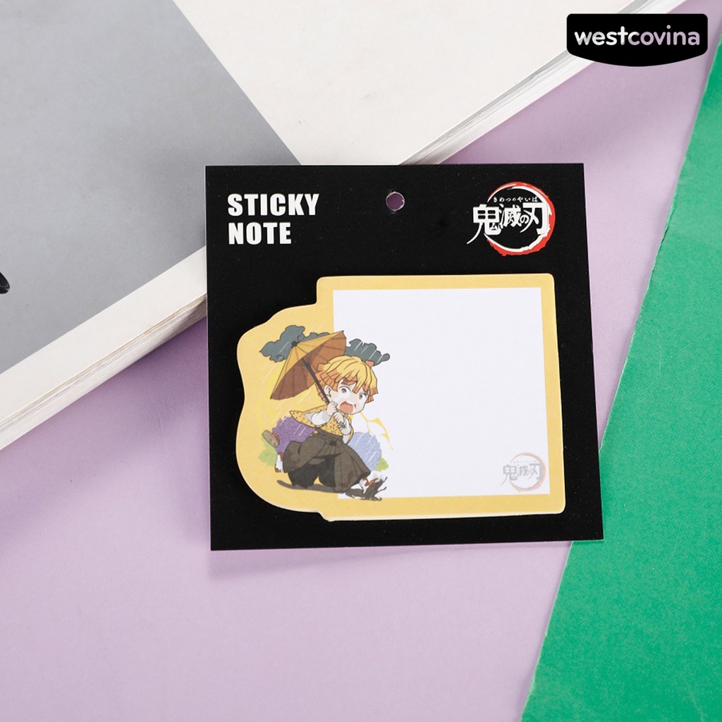 [Hot]✍Set 30 Giấy Ghi Chú Tự Dính Hình Nhân Vật Hoạt Hình Anime Cho Học Sinh