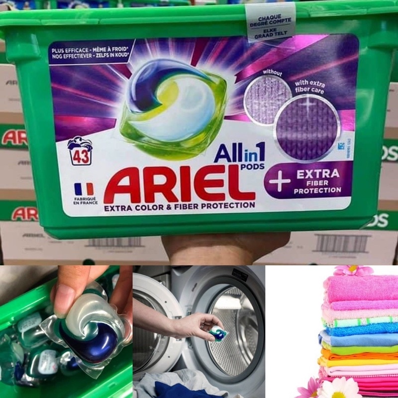 VIÊN GIẶT QUẦN ÁO BẰNG VIÊN ARIEL