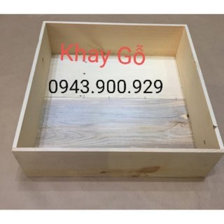 Khay gỗ Pallet đựng quà 25cm*35cm