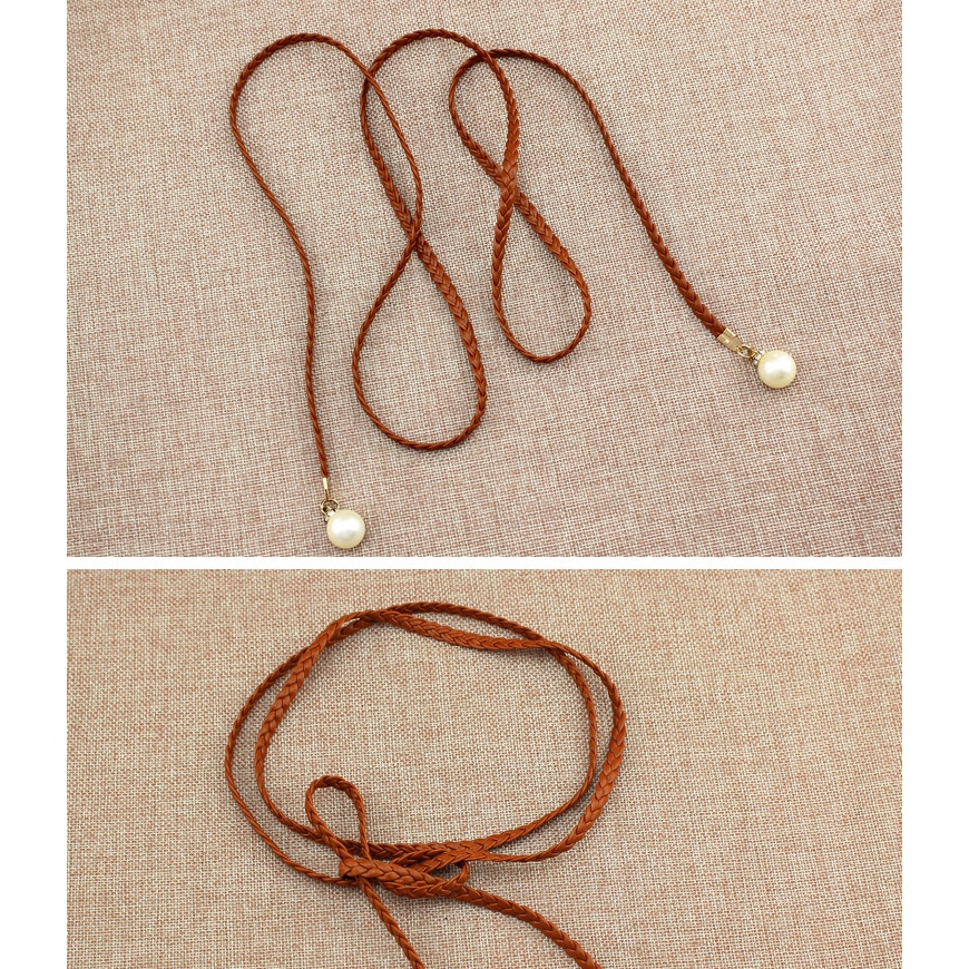 Thắt lưng đính hạt châu nhân tạo xinh xắn trẻ trung cho nữ