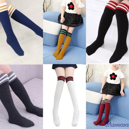 ❤XZQ-Baby Kids Toddlers Girls Knee High Socks Tights Leg Warmer Stockings For Age3-11
