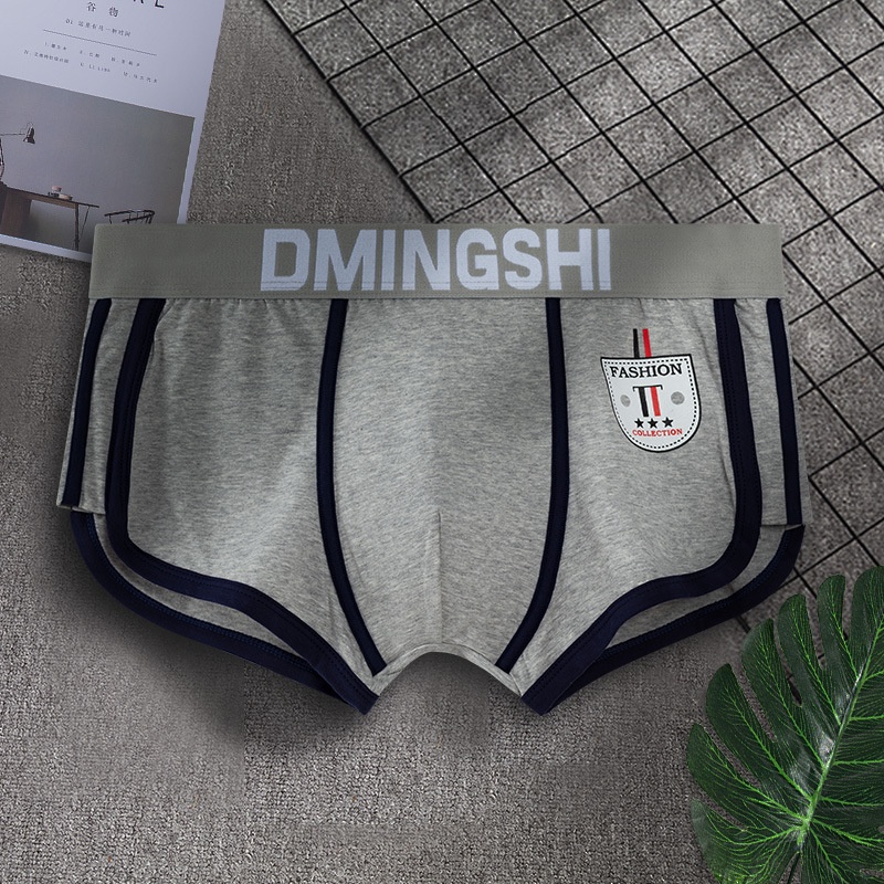 Quần Lót Boxer Cotton Nguyên Chất Cỡ Lớn Kháng Khuẩn Phong Cách Thể Thao Mới Quyến Rũ Cho Nam