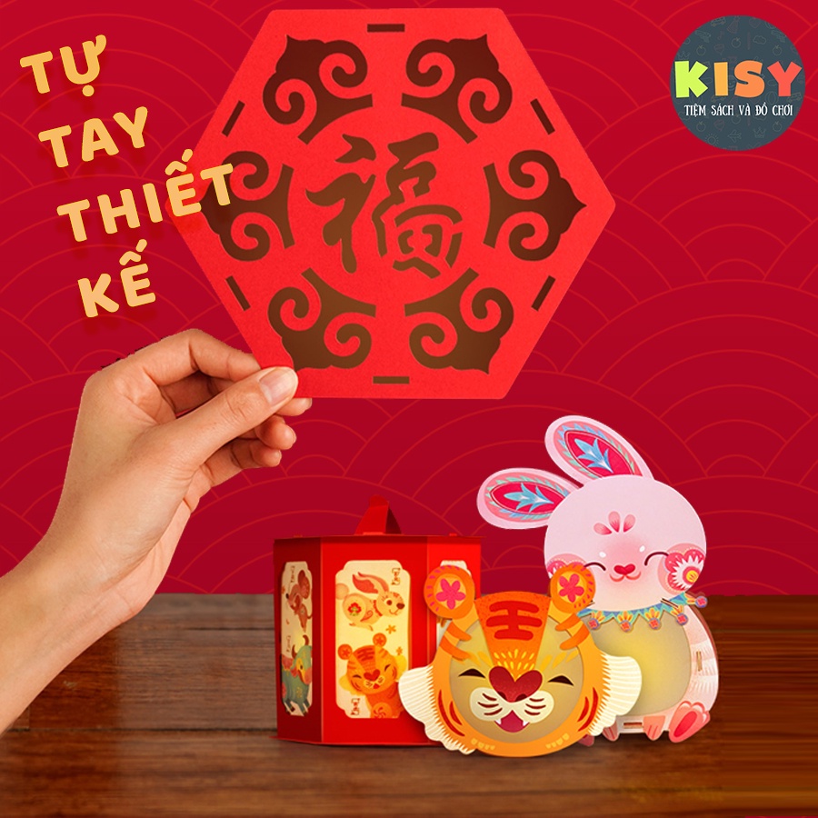 Đèn Lồng đèn LED DIY an toàn dùng nhiều lần chính hãng TOI phù hợp cho bé từ 3 Tuổi