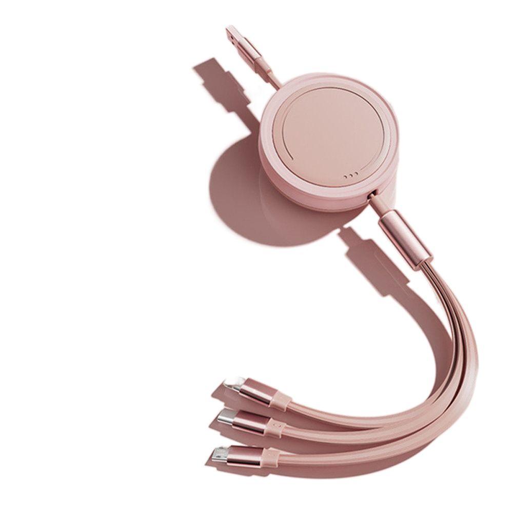 Dây Cáp Sạc Nhanh 66W 3 Trong 1 Type C Micro Dành Cho Điện Thoại