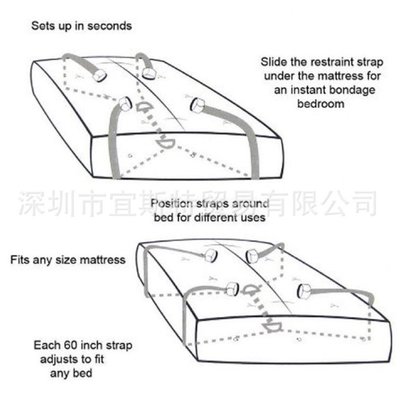 Bộ khoá 4 góc phù hợp nhiều kích thước giường, nệm | BigBuy360 - bigbuy360.vn