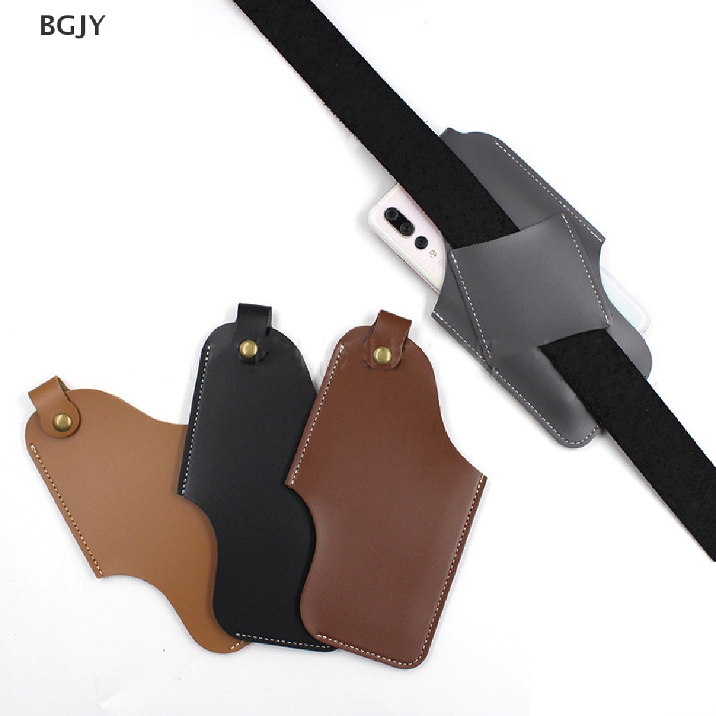 Bao Da Điện Thoại PU Dạng Ví Đeo Thắt Lưng Cho Nam Mới