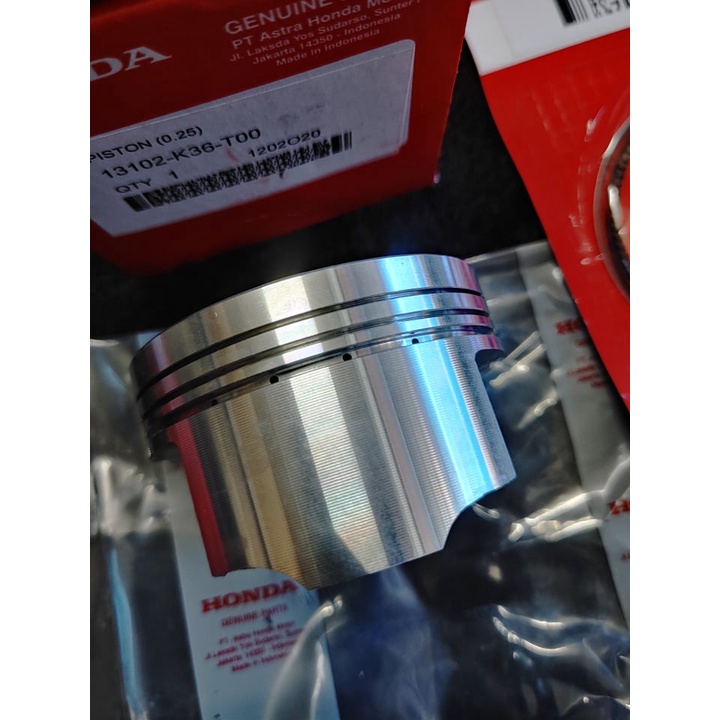 Bộ Piston Bạc COS 1  - Vario 150, Click 150 - Chính Hãng Honda Inonesia - ACR DOHC shop