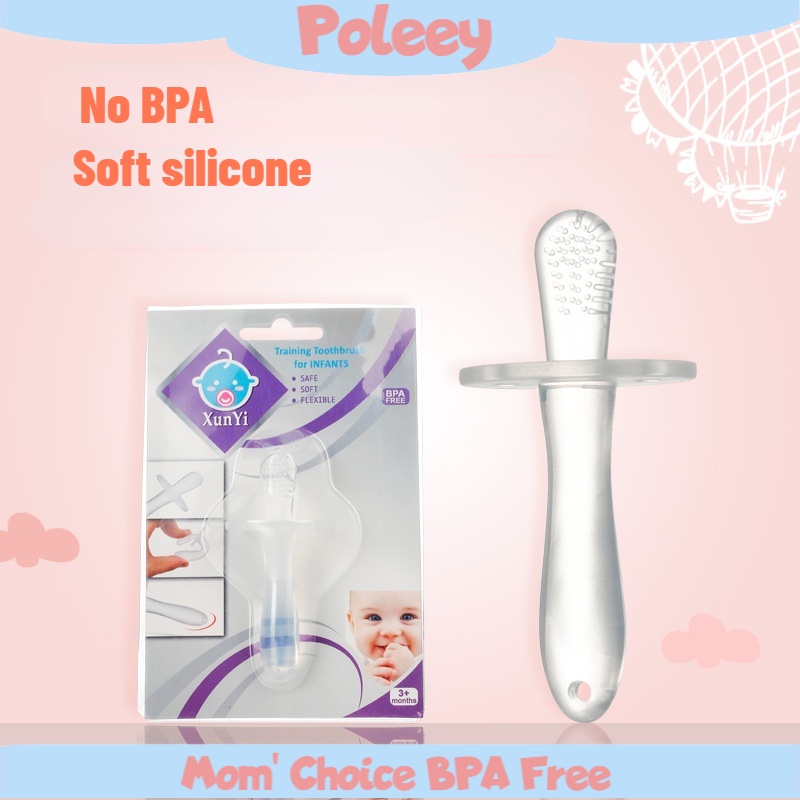 Đồ Chơi Ngậm Nướu Bằng Silicon Mềm An Toàn Cho Bé