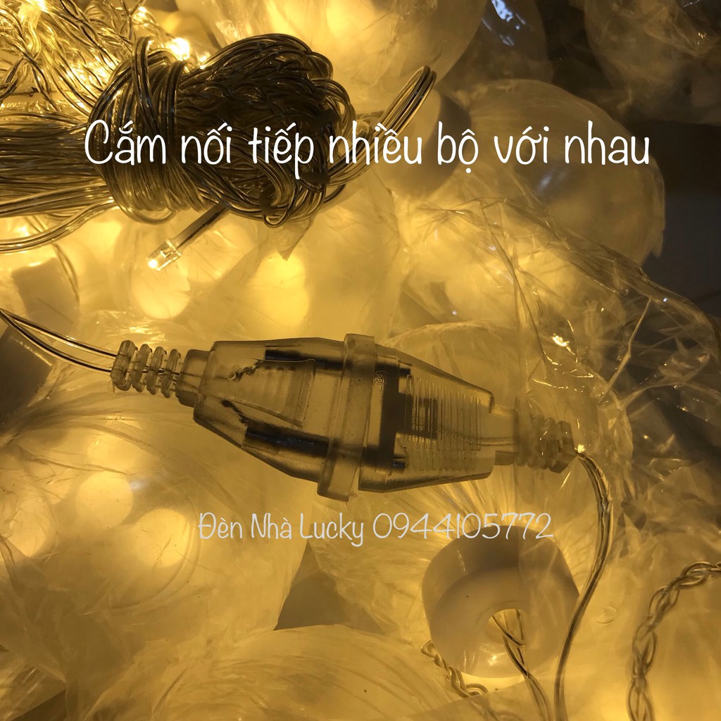 Đèn led dạng rèm trái châu xinh xinh