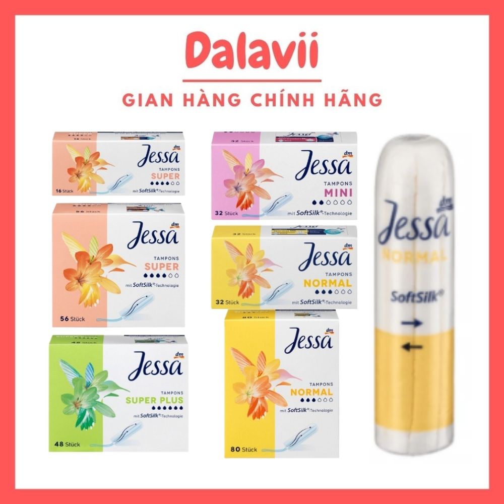 Băng vệ sinh Tampons Jessa Đức hộp đủ size - Shop Dalavii