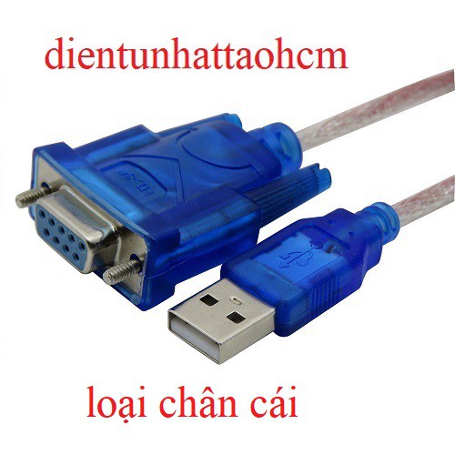 CÁP CHUYỂN USB SANG RS232 CỔNG COM 9 CHÂN HL340