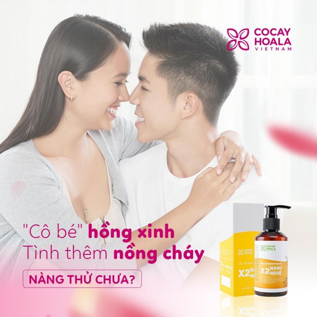 Dung dịch vệ sinh phụ nữ Thảo Dược Giảm Ngứa Gel X2 Nano Nghệ Cỏ Cây Hoa Lá 150 ml