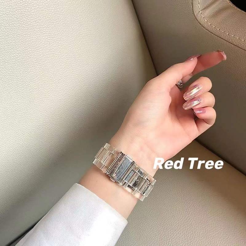 Dây Đeo Trong Suốt Cho Đồng Hồ Thông Minh Apple Watch Series SE 7 6 5 4 3 2 1 41mm 45mm 38mm 40mm 42mm 44mm