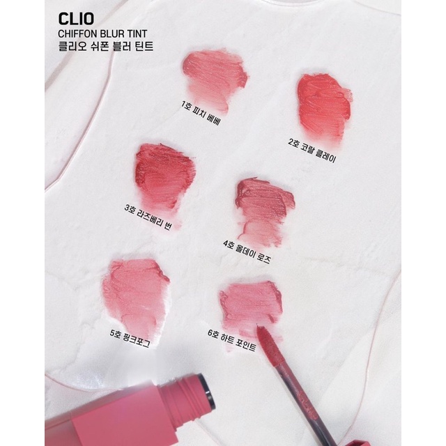 Son Kem Lì Clio Chiffon Blur Tint Hàn Quốc