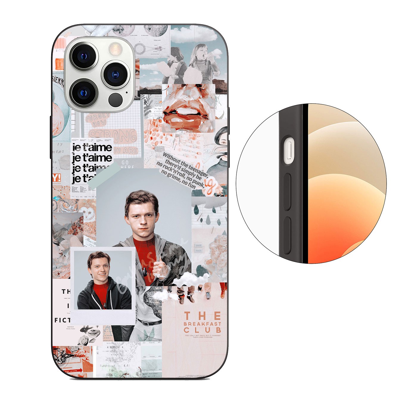 MARVEL Ốp Lưng Silicone Mềm In Hình Tom Holland Cho Xiaomi Redmi Note 8 / 6 Pro / 8t / 8a / 6a / 6pro / Note8 / Note6 / 8pro