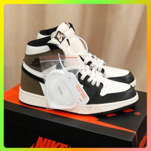 [FREE SHIP] Giày Thể Thao Sneaker JD Cao Cổ Nâu Trắng Hot 2021 | BigBuy360 - bigbuy360.vn