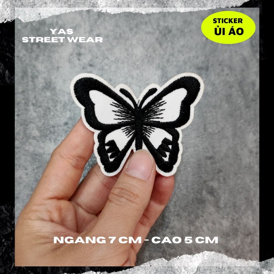 Sticker ủi áo cao cấp, miếng dán quần áo dùng làm Patch ủi, miếng vá quần áo, vá áo phao, trang trí BALO