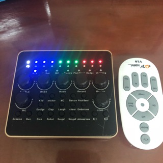 Soundcard V10 thế hệ mới có điều khiển không dây