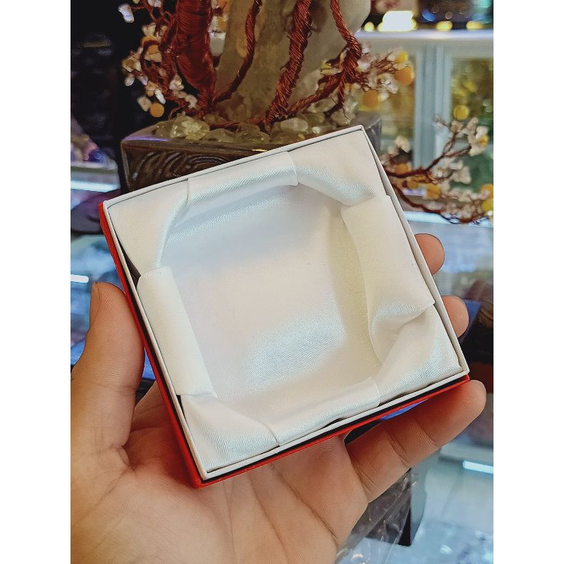 [100 CÁI] HỘP HOA HỒNG LỤA ĐỰNG VÒNG 9cm x 9cm | BigBuy360 - bigbuy360.vn