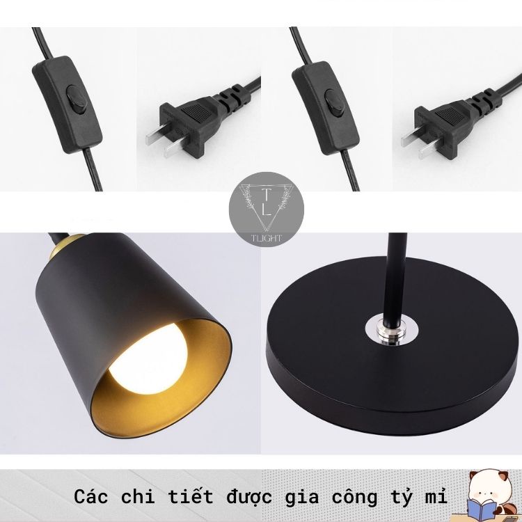 Đèn Học Để Bàn Đọc Sách Làm Việc Decor Trang Trí Phòng, Bóng LED Chống Cận Thị Mắt