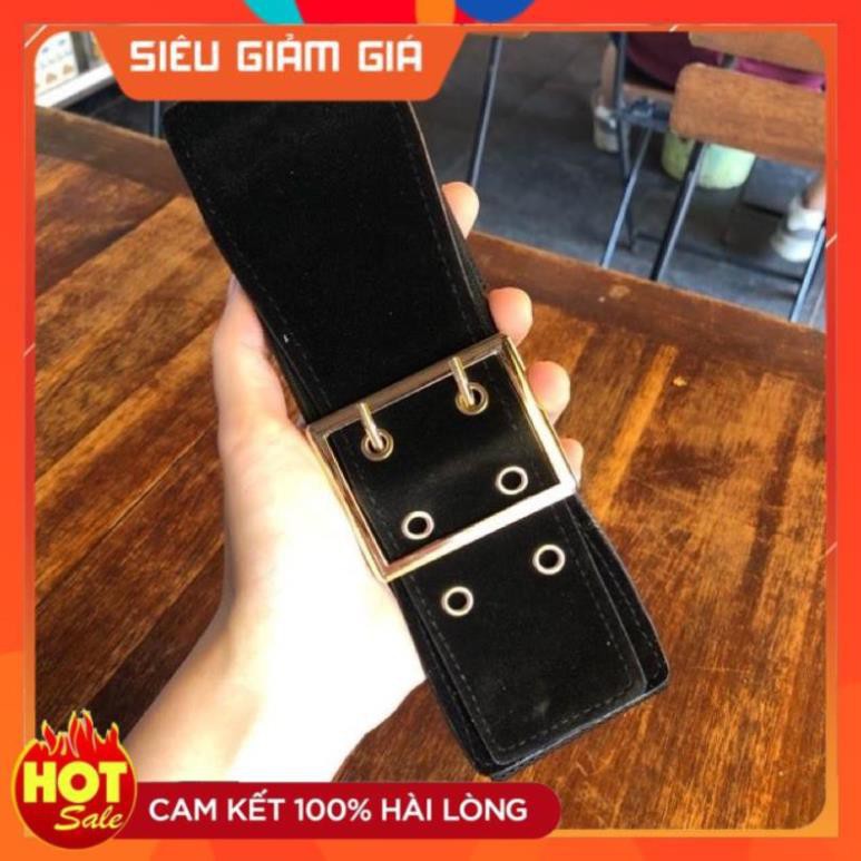 Siêu Giảm giá  Siêu Khuyễn mãi Giảm Giá Dai váy nhung 6 lỗ bản 5.5cm Ảnh thật, hàng có sẵn Ảnh thật