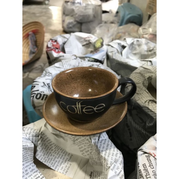 Bộ cafe capuchino gốm 150ml