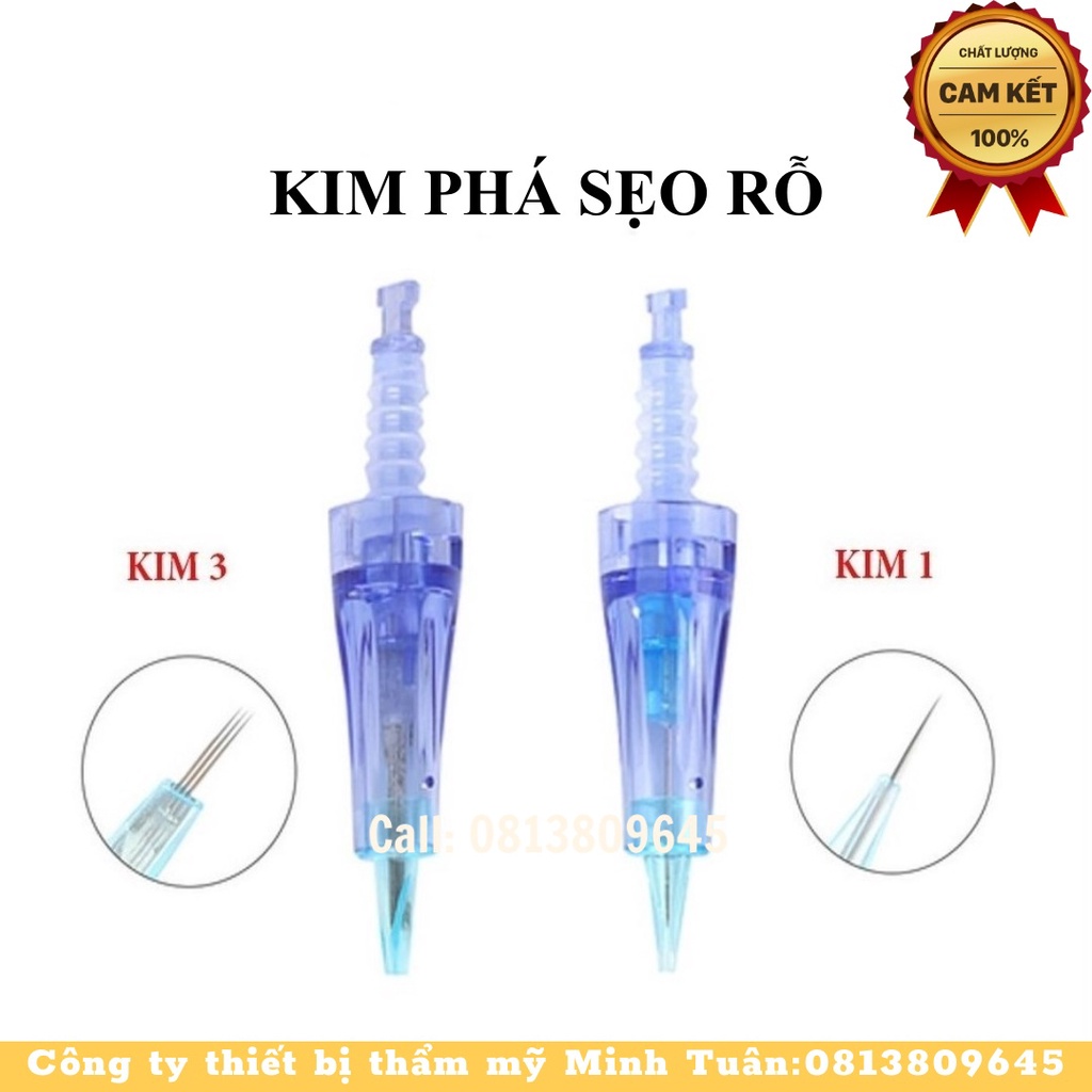 Kim 1 và Kim 3 chuyên phá sẹo rỗ bóc tách đáy sẹo dùng cho máy Dr Pen