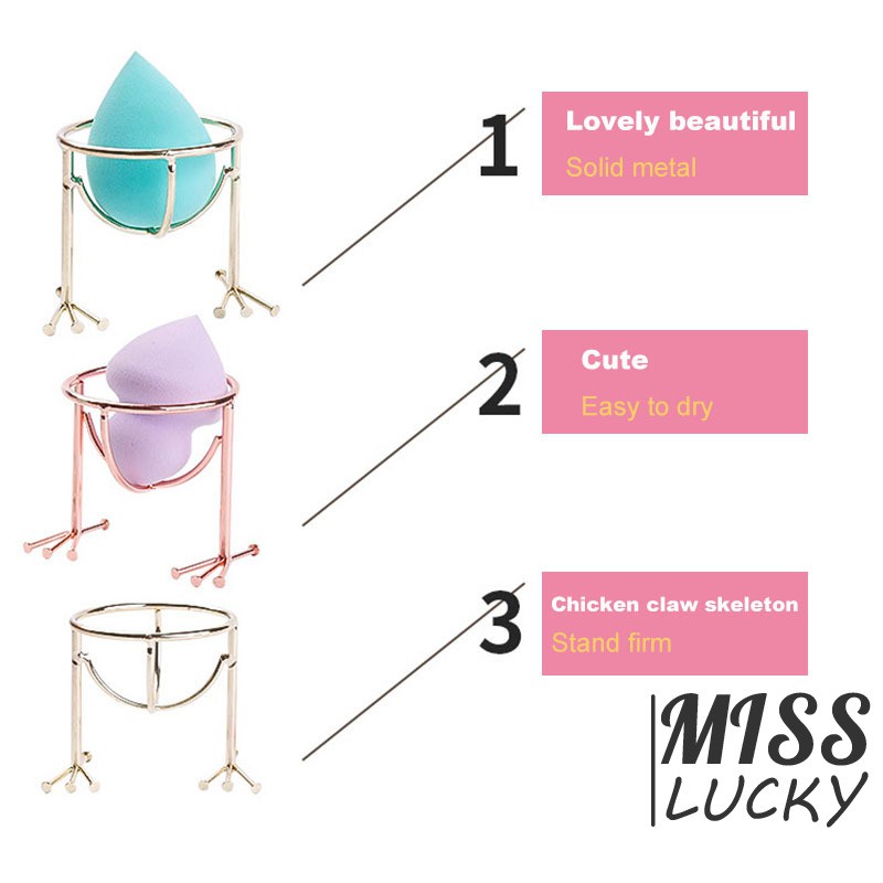 Đế đỡ mút trang điểm hình quả trứng chân gà