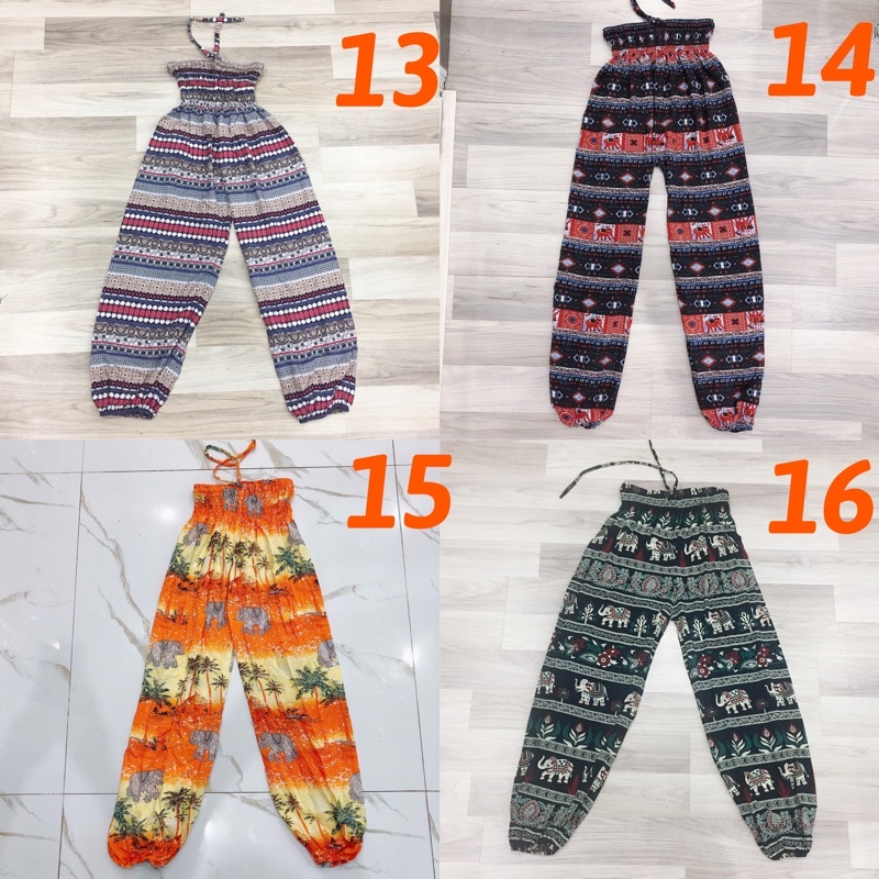 Quần lanh thổ cẩm dài alibaba loại đẹp (hình thật 100%, 20 mẫu)