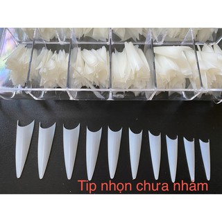 Hộp móng tip , móng nối form nhọn dài (500 móng)
