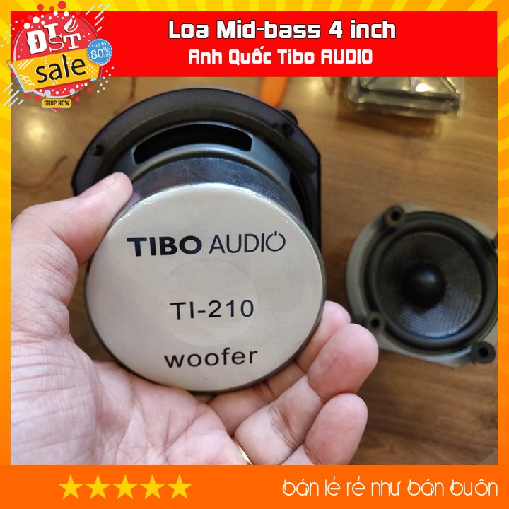 Loa Mid-bass 4 inch Anh Quốc Tibo AUDIO
