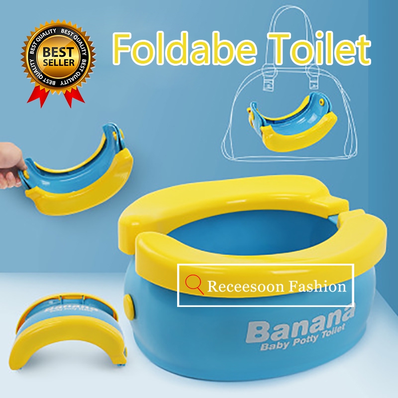 Toilet di động cho bé có thể gấp lại được dễ dàng mang đi