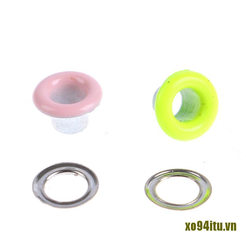 Set 50 Khoen Kim Loại xo94itu 3-10mm Tự Trang Trí Túi Xách / Giày Dép Tiện Dụng
