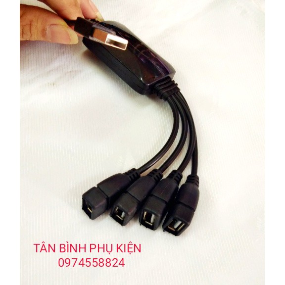 Hub USB hình bạch tuột có dây