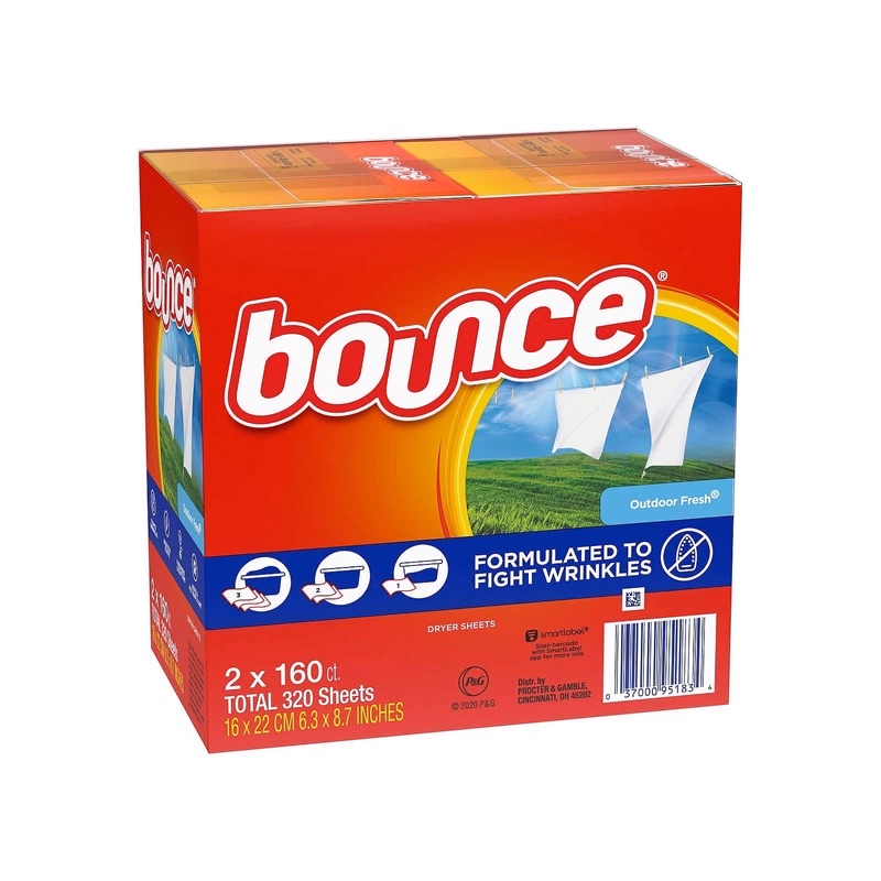 Giấy thơm quần áo Bounce Mỹ